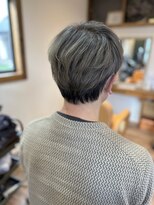 ヘアーホームイロ(Hair Home IRO)&nbsp;メンズシルバーグレージュツートンカラー
