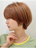 30代40代大人女性/前髪ありショートボブ/ショートヘア/髪質改善