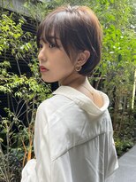 ジエクト 本店(The Ect)&nbsp;☆★ピンクベージュ前髪マチルダボブウルフインナーグレージュ◎