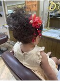 キッズヘアセット