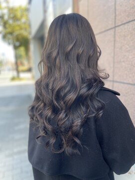 フツーロ 栄(FUTURO) プルエクステ　冬カラー　コテ巻き