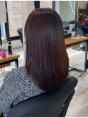 ミルクティーベージュカラーくびれヘアグレージュカラー韓国