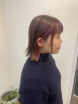 ギャラクシー ヘアードレッサーズ(galaxy hairdressers)&nbsp;ピンク系インナーカラー