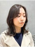 20代30代40代◇くびれミディアムセンターパート@sarina