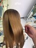 【再来】髪質改善濃縮トステア配合シルク架橋トリートメント+シャンプー￥5940
