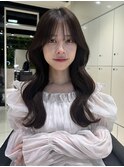 韓国ヘア/韓国風レイヤー/レイヤーカット/前髪カット