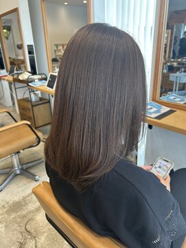 カノエ 山口小郡店(canoe) アッシュグレーカラー×髪質改善トリートメント