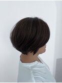 大人ショート/白髪ぼかしカラー/ブリーチ無し/本山/名古屋