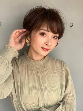 エクラート ミリア 船橋(ECLART milia) ふんわりとした質感が魅力のフェミニンベリーショート