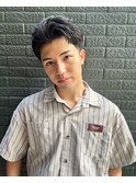 かきあげ風アップバング
