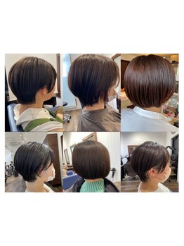 スタイリストの圧倒的技術とセンスで乾かすだけで収まり、扱いやすさ抜群のカワイイ大人ショートを叶える◎