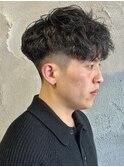 スペインカールメンズパーマメンズマッシュ群馬高崎メンズ眉毛
