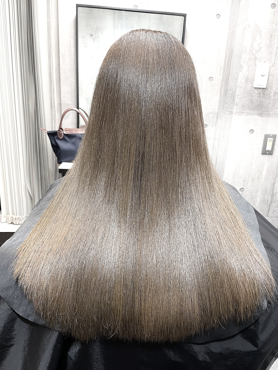 ピリオド 松阪(Period.) ロングヘアーミルクティベージュ髪質改善 松阪美容室