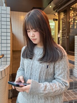 サロン シー(salon sea) salon sea 奥村　ブリーチなしグレージュカラー