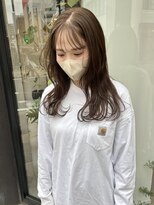 ヘアー アイス ルーチェ(HAIR ICI LUCE)&nbsp;ブリーチなしダブルカラーで作るベージュカラー/落合