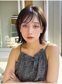 小顔見え◎抜け感くびれボブくびれヘア