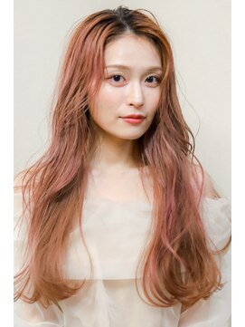 ファイン 美容室 深川店(FINE) くびれヘルシースタイルふんわりカールショコラアッシュ