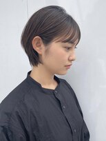 トリッカ 銀座(tricca)&nbsp;小顔ヘア/ショートボブ/暗髪ショート