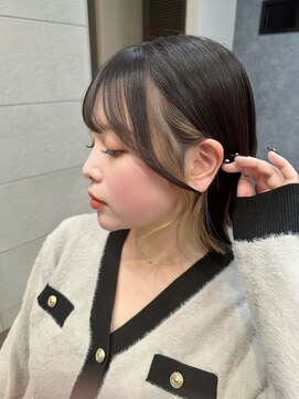 シルクレイ 高田馬場(Silk-lei) 耳掛けしても可愛い顔まわりカット