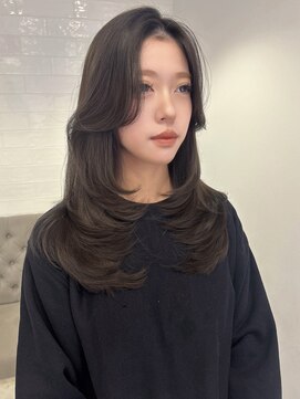 ラヴィズム 松崎店(LUVISM) ◎韓国ヘアー顔周りレイヤーおくれ毛前髪ダブルカラー新潟/東区