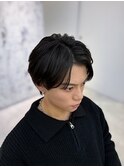 色気のあるセンターパート