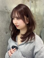 ロンドメリア 天神大名店(Lond Melia) 黒髪カタログ/オリーブグレー/ココアベージュ/小顔に見せるヘア