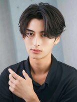 MEN'S HAIR BLEACHi 岐阜柳津店【メンズ ヘア ブリーチ】【4月29日オープン(予定)】 《BLEACHi》雰囲気系センターパート【numberA.×BLEACHi】バーム