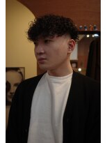 エディ(Edy)&nbsp;メンズスペインカールマッシュ刈り上げケアパーマ眉毛カット岡山