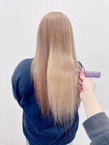 ロサ ファイブヘアー(Rosa..5Hair)&nbsp;1ブリーチでイメチェンハイトーン！ミルクティーベージュ！