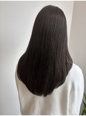 グレージュ×レイヤーカット
