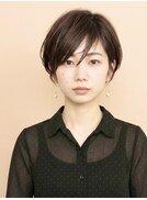 ひし形ショートボブ/ショートヘア/30代/40代/50代/表参道