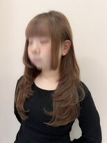 オズ 梅田店(OZ)&nbsp;セミロングレイヤー/スーパー人毛エクステ80枚