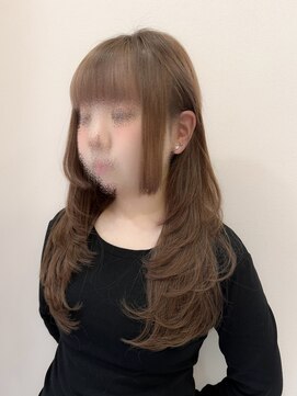 オズ 梅田店(OZ) セミロングレイヤー/スーパー人毛エクステ80枚