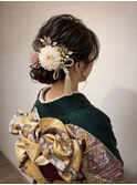 女性らしい和服スタイリング
