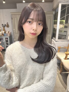 カシュカシュ アネックス(cache cache annex) ワンホンレイヤーカットヨシンモリくびれヘアシースルーバング