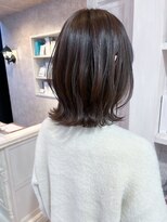 キャアリー(Caary) 福山人気20代30代ココアブラウン艶カラー美髪ダメージレス小顔