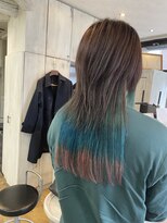ヘアアンドメイク アリス(hair&make ALICE produce by COLT)&nbsp;メンズ　ロングレイヤー　ダブルカラー