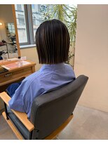 ヘアーポケット リタ(HAIR POCKET ritta)&nbsp;切りっぱなしボブ×グラデーションカラー3/29