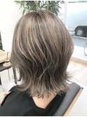 透明感グレージュ