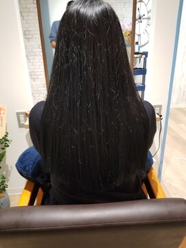 ヘアーメイク コラソン(hair make corazon) 似合わせカットメルティカラー着物フェミニンロング