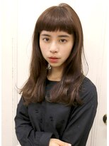 オペラ(OPERA by BALLET HAIR)&nbsp;オン眉バング ナチュラルロング 大人ロング 20代30代40代