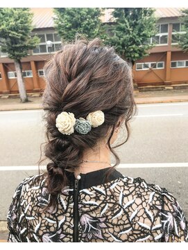 ローランサン(laurencin) お呼ばれヘアセット