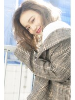 アジールヘア 東上野店(agir hair)&nbsp;抜け感外国人風ヘアカラー/かきあげ【上野/東上野】