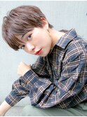 襟足スッキリマッシュショート