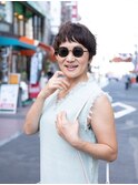 【えがお美容室】50代60代にオススメ◎ショートバングスタイル