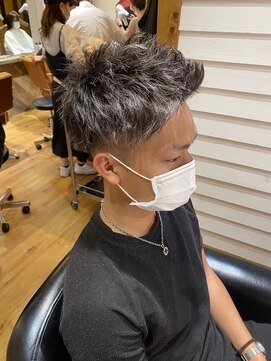 アヴァンス 天王寺店(AVANCE.) MEN'S HAIR シルバーハイライト