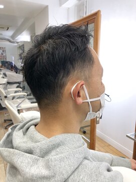ヘッズ 本八幡店(HEADS) かき上げヘア ニュアンスマッシュ サイドパート 韓国マッシュ