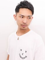 ルックグッドストア(LOOK GOOD STORE)&nbsp;束感ショートマッシュパーマウルフ波巻きハイライト253
