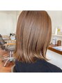エアーフィール 千里丘店(airfeel)&nbsp;透明感のあるプラチナカラーに髪質改善で艶感プラス