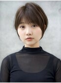 前髪あり大人ショートボブ20代30代40代【AIN.表参道】川原大地